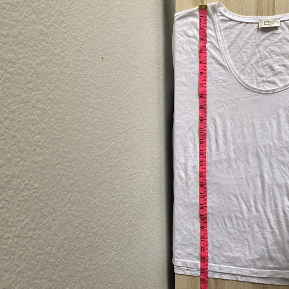 AYR All U Tee Scoop Neck Short Sleeve Basic Solid White Size Large - Picture 10 of 11